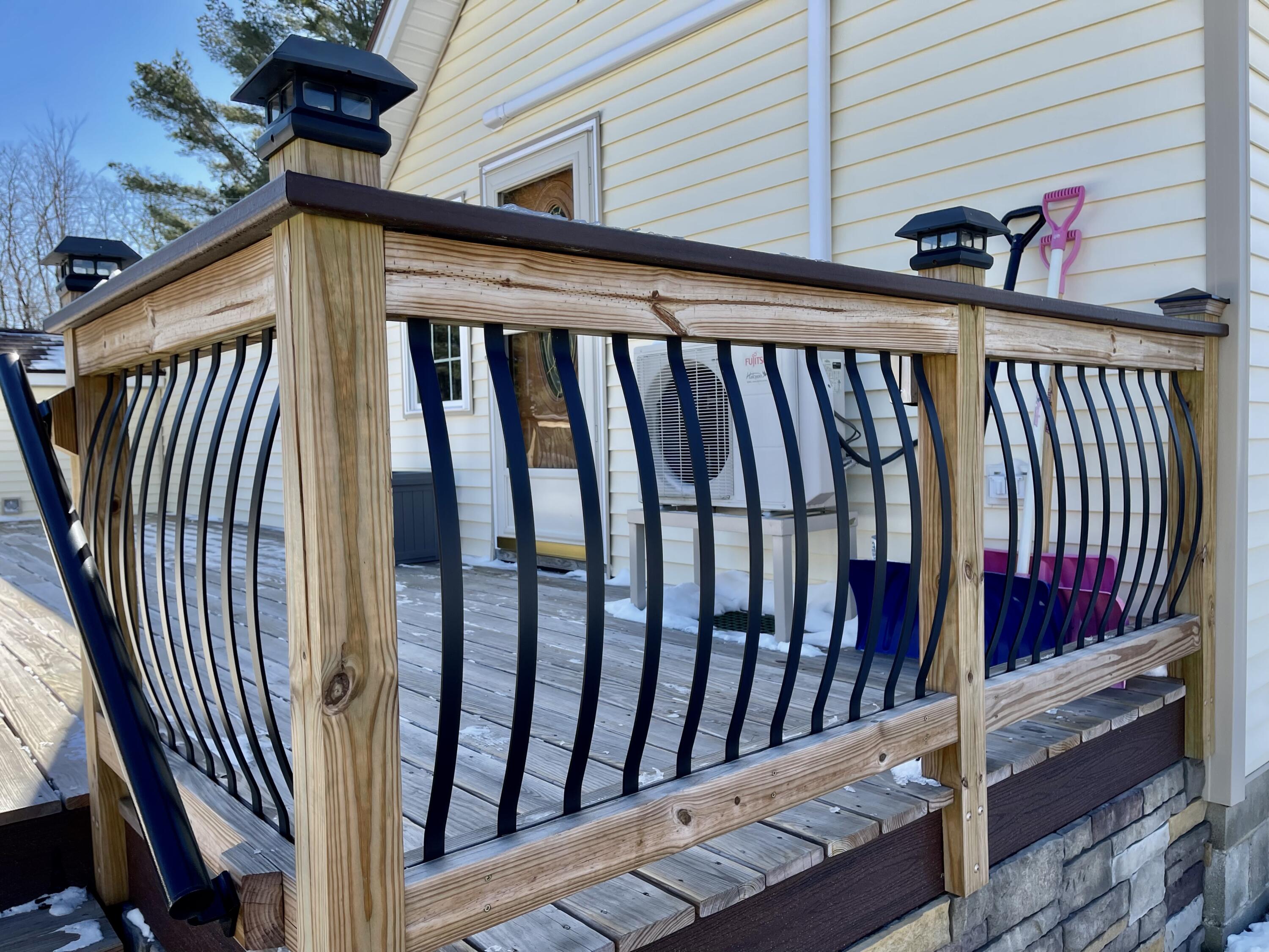 4883 Bennoch Road Lagrange, ME 04453 - Photo 101 of 139 Wrought Iron Railings & Solar Lights