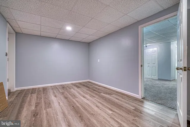 wooden floor in an empty room