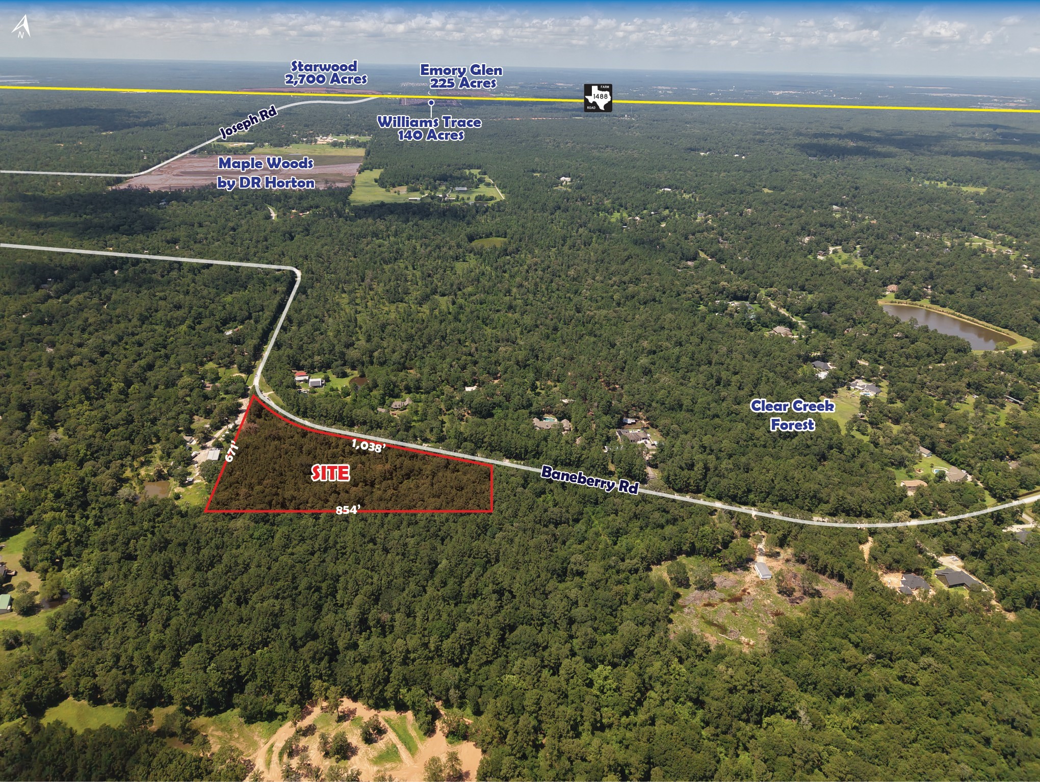 0 Baneberry Road Magnolia, TX 77355 - Photo 1 of 13