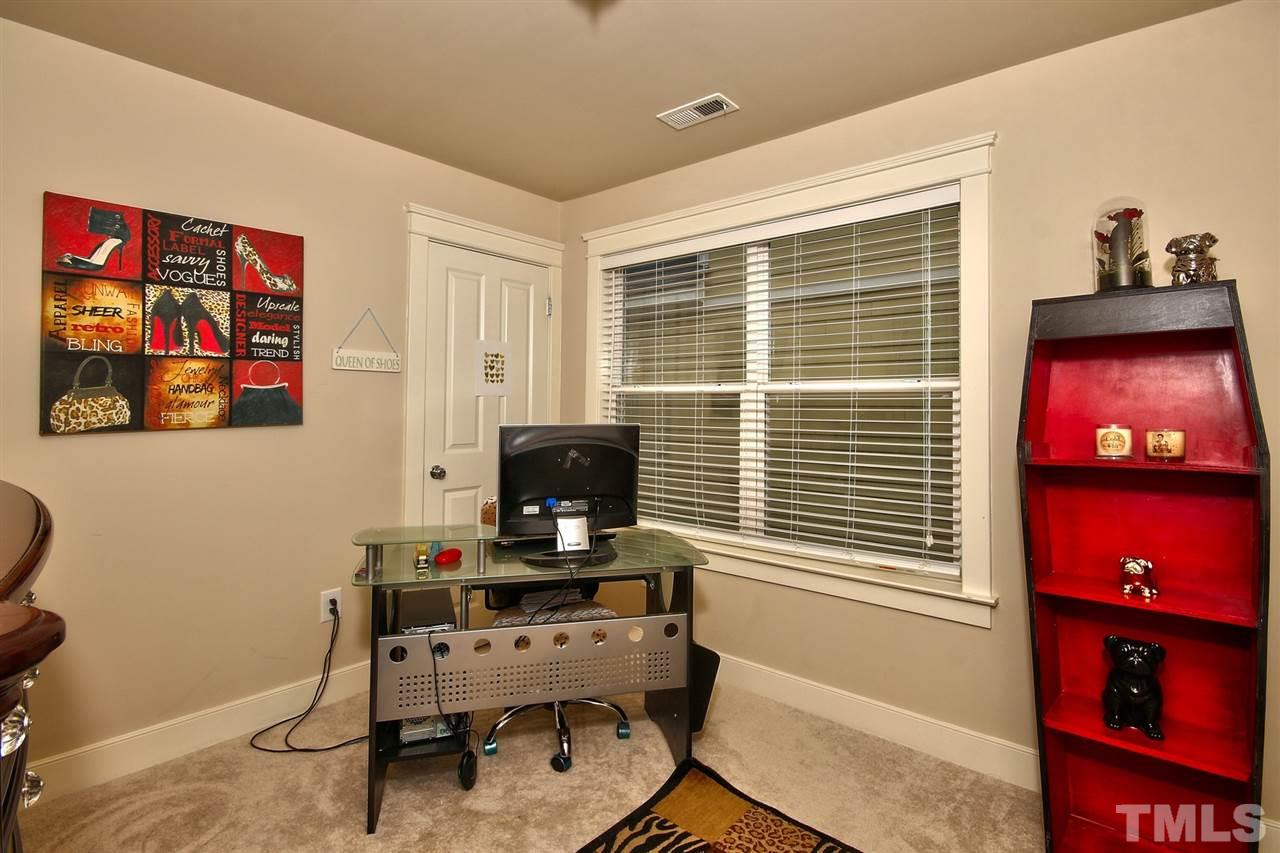 4523 All Points View Way Raleigh, NC 27614 - Photo 13 of 21 a view of a workspace with furniture and a window