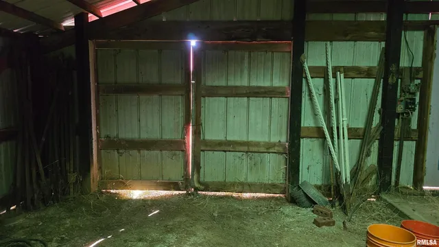 a backyard of a house