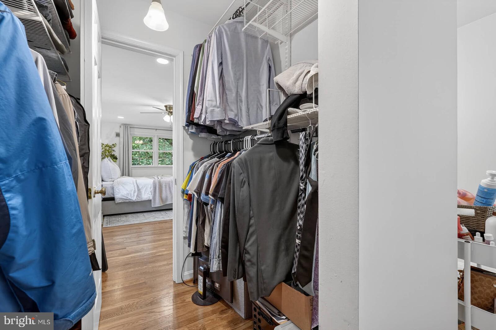 500 Finsbury Road Silver Spring, MD 20904 - Photo 24 of 54 a view of walk in closet with clothes and shoes