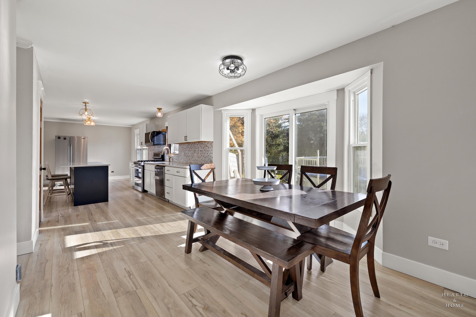 56 Huntcliff Court Fox River Grove, IL 60021 - Photo 13 of 42 a dining room with furniture and window