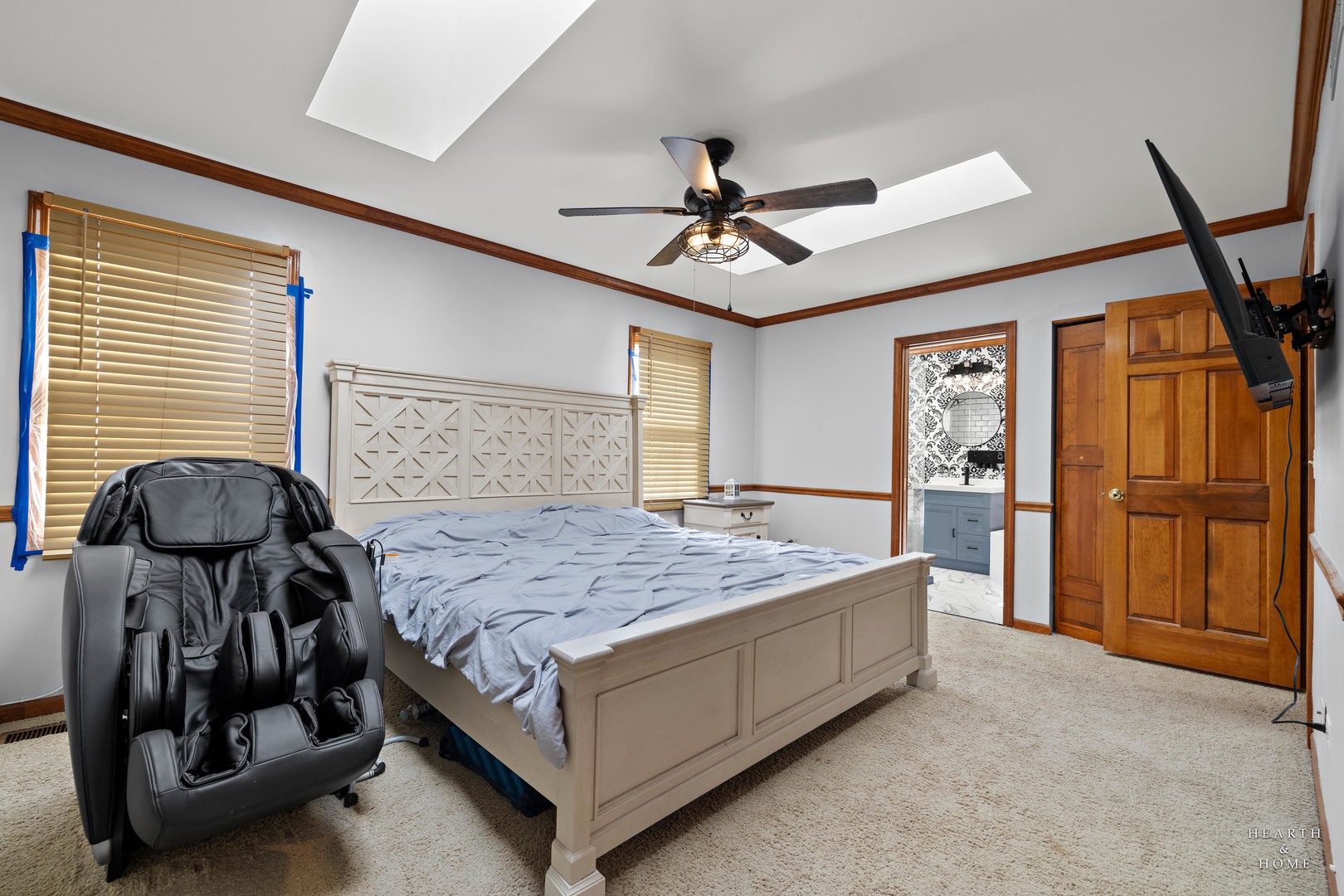 56 Huntcliff Court Fox River Grove, IL 60021 - Photo 25 of 42 a bedroom with a bed and a dresser