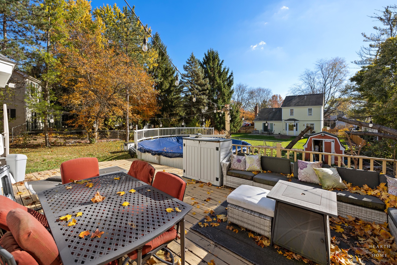 56 Huntcliff Court Fox River Grove, IL 60021 - Photo 36 of 42 a view of a chairs and table in the patio
