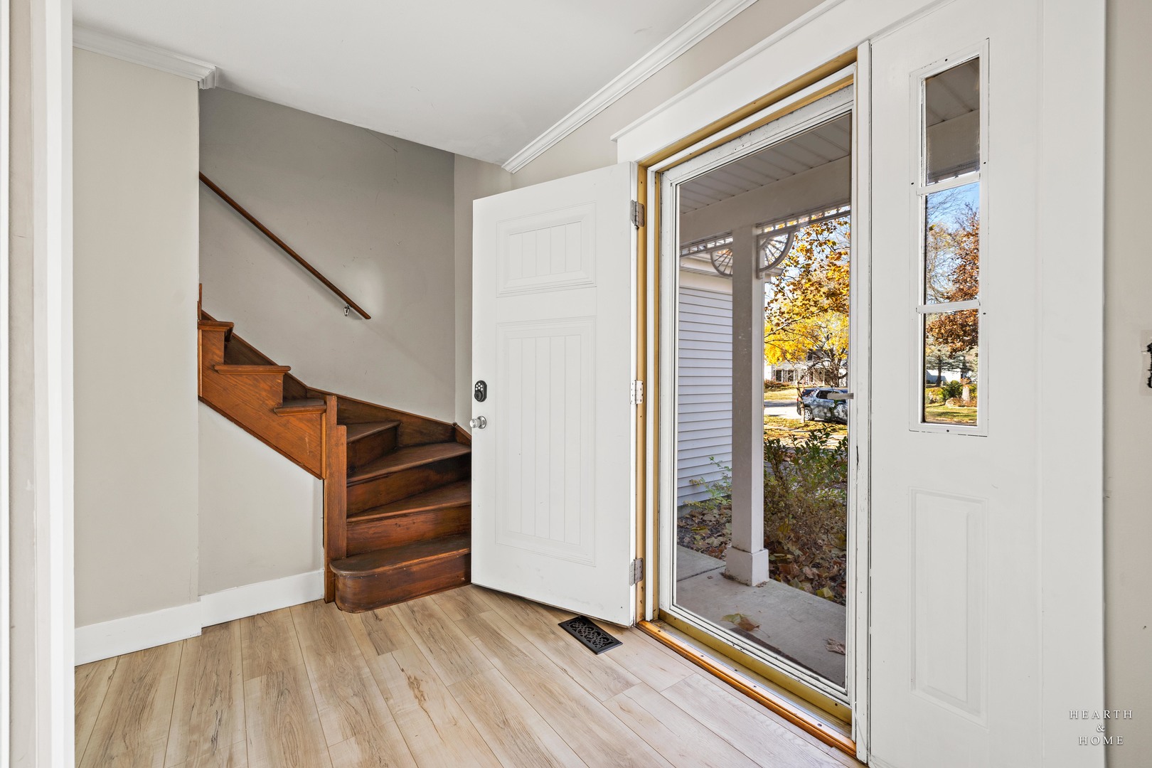 56 Huntcliff Court Fox River Grove, IL 60021 - Photo 4 of 42 a view of an entryway with staircase