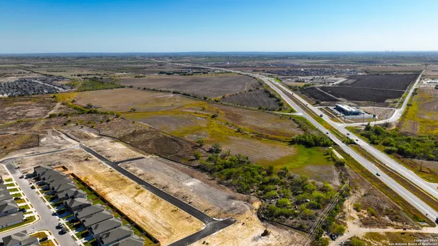an aerial view of a ocean