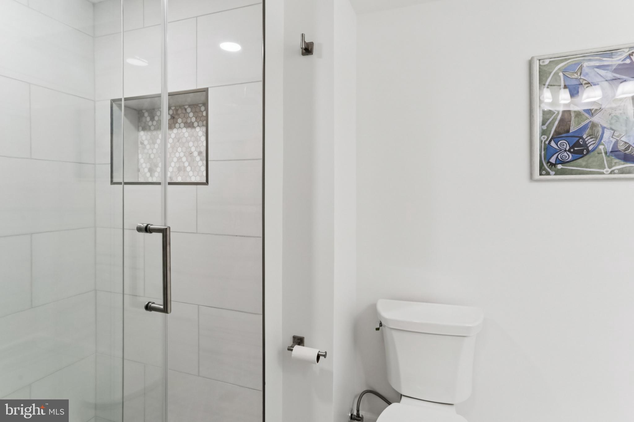 10233 Gainsborough Road Potomac, MD 20854 - Photo 21 of 50 a bathroom with a shower and toilet