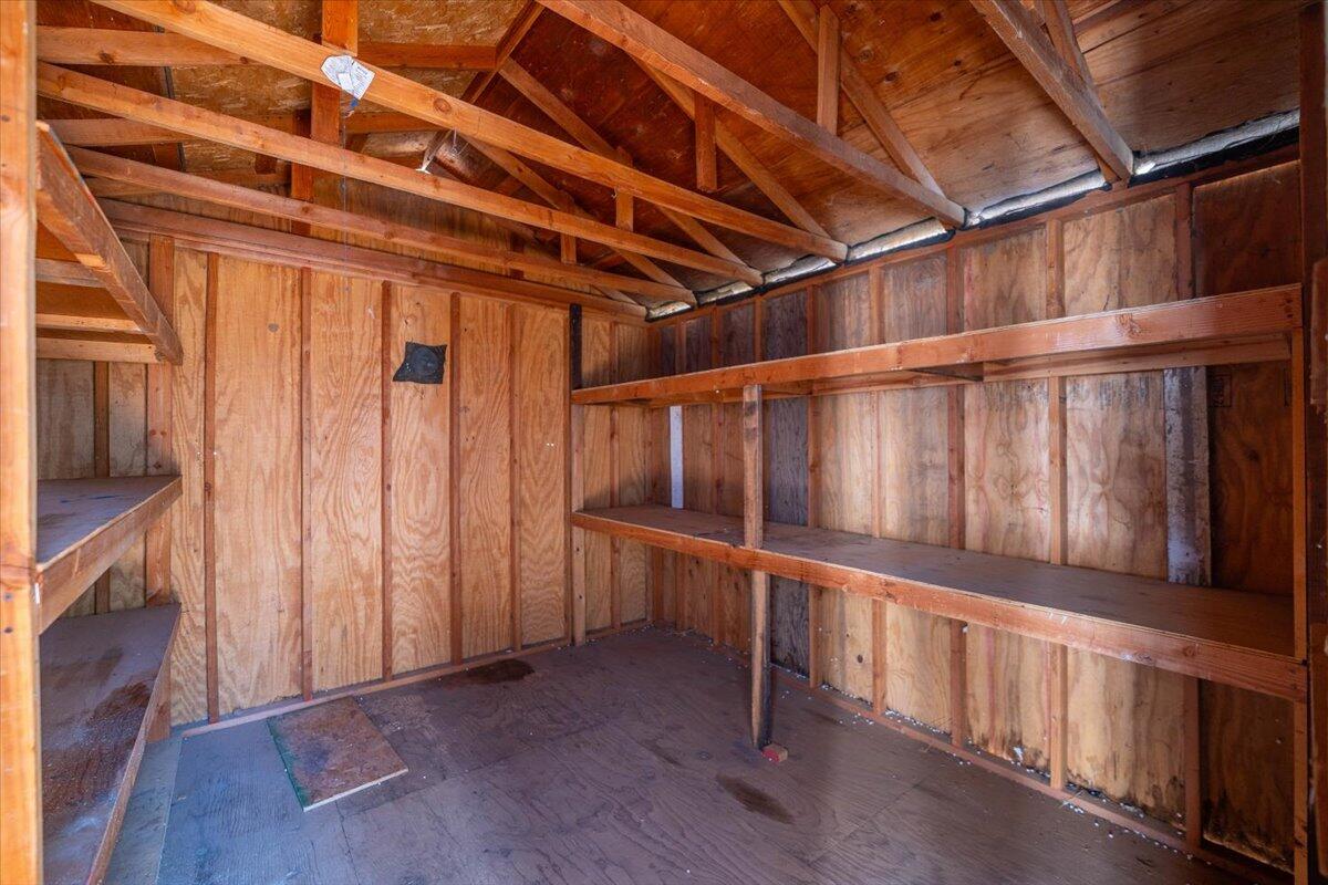 12707 Williamson Road Redding, CA 96003 - Photo 33 of 44 Shed Interior