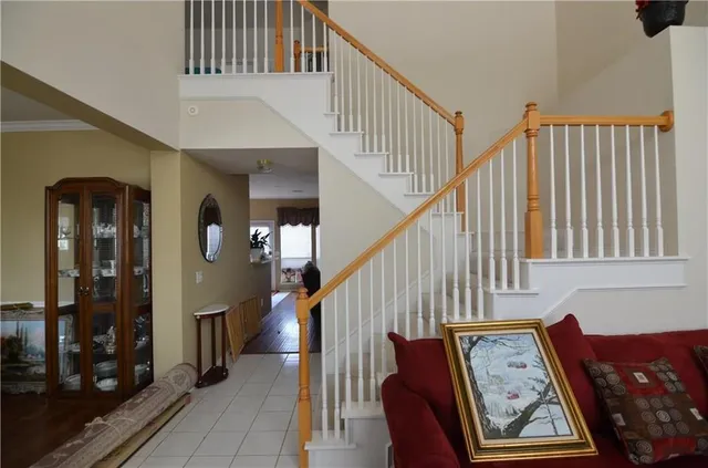 a kitchen with sink cabinets and dining table