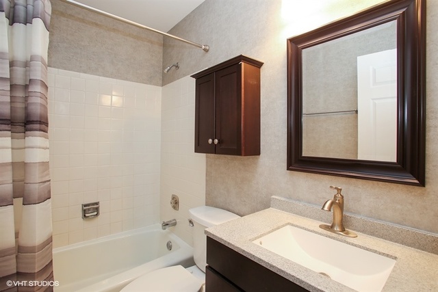 611 West Central Road, Unit C5 Mount Prospect, IL 60056 - Photo 9 of 10 a bathroom with a sink and a mirror