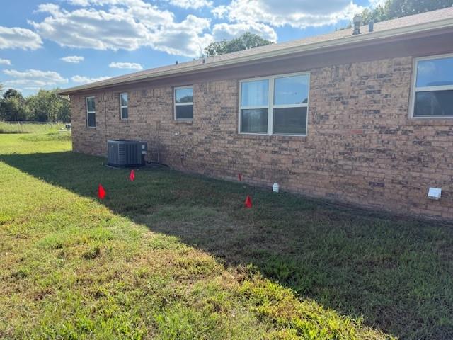 1643 North 4100th Road Soper, OK 74759 - Photo 26 of 30 a backyard of a house with barbeque oven