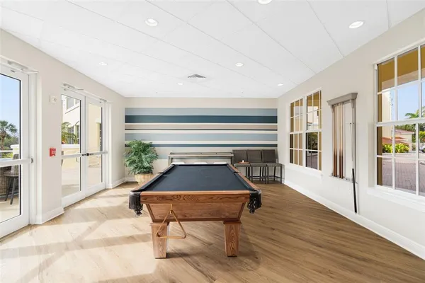 a outdoor space with furniture