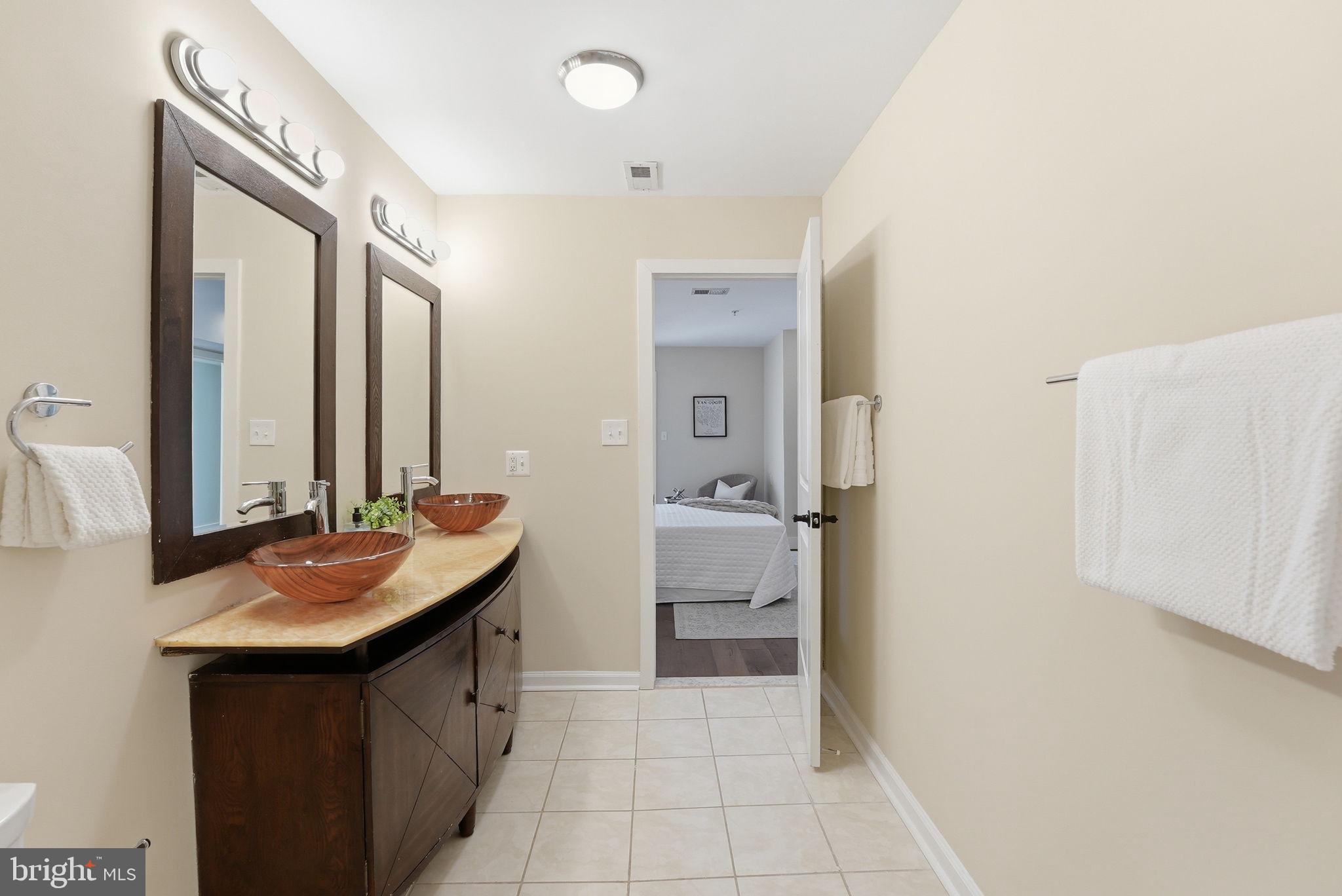 1917 2nd Street Northeast, Unit 301 Washington, DC 20002 - Photo 13 of 20 a bathroom with a sink and a mirror