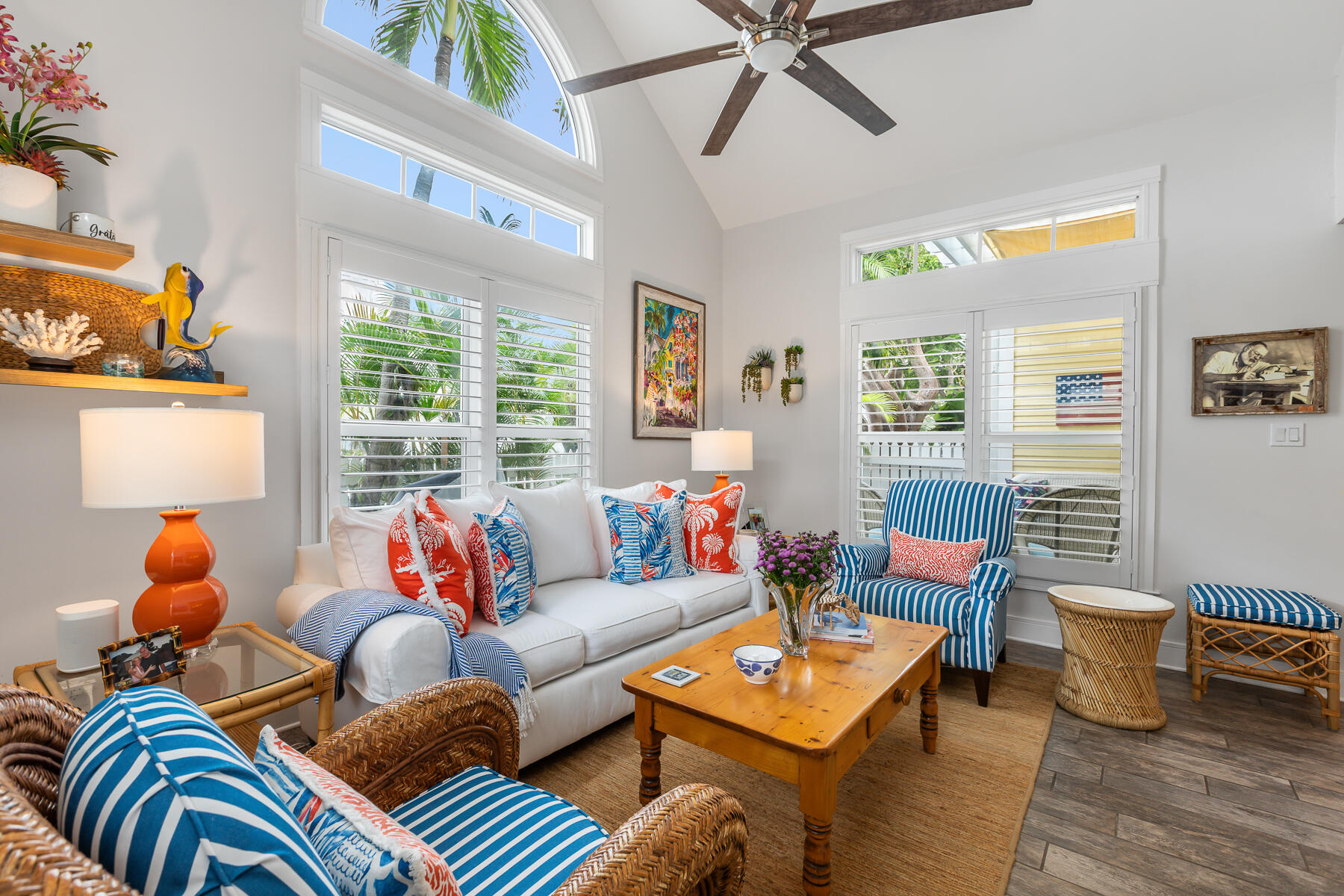 404 Porter Lane, Unit 16 Key West, FL 33040 - Photo 6 of 22 a living room with furniture and a window