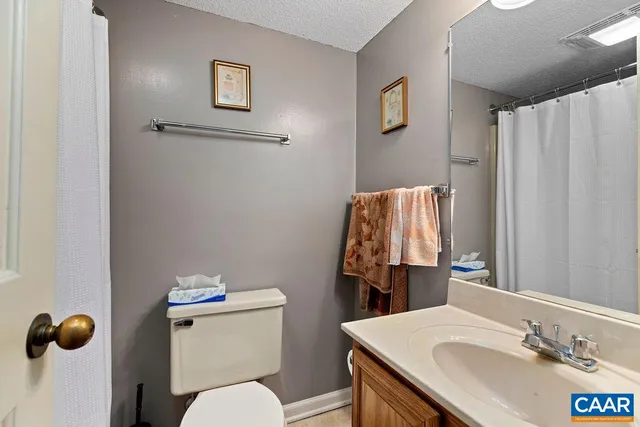 a bathroom with a sink toilet and vanity