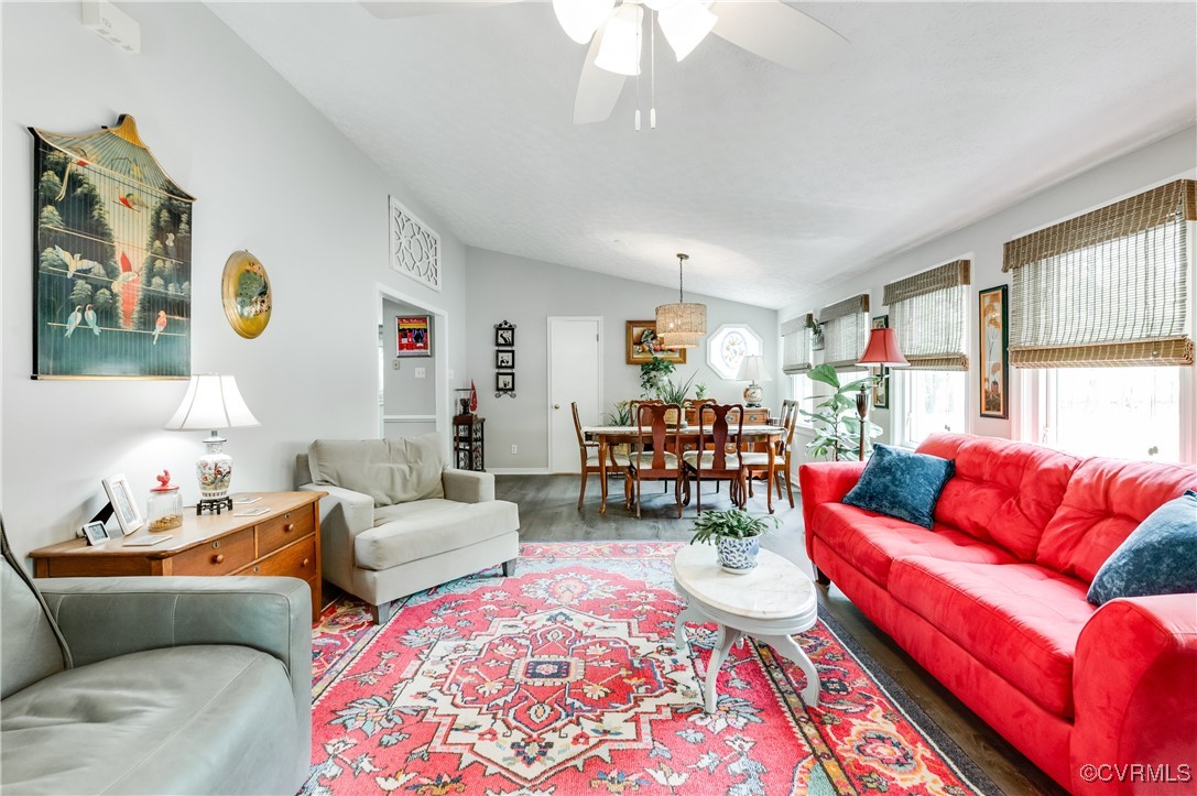 7111 Ledo Road Moseley, VA 23120 - Photo 22 of 47 a living room with furniture and a large window
