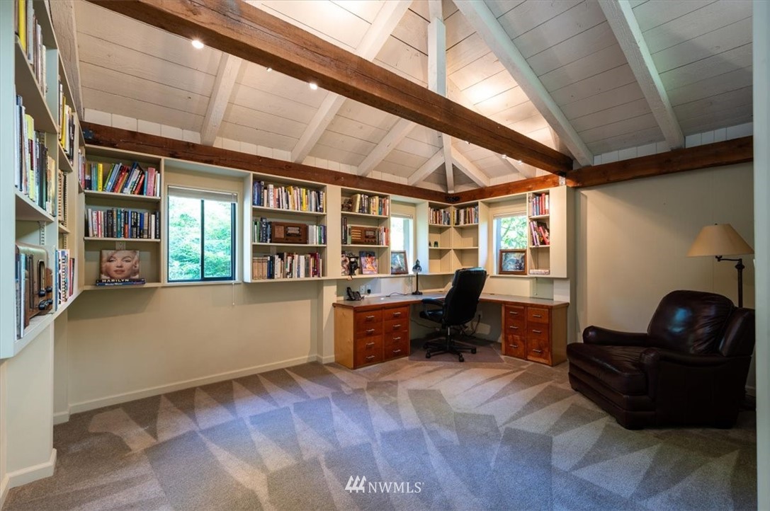 4214 Linnell Road Deming, WA 98244 - Photo 25 of 40 a reading room with furniture and a piano