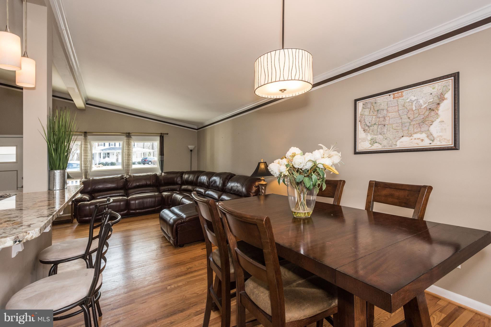 30 North Rolling Road Baltimore, MD 21228 - Photo 4 of 30 Dining Room with hardwoods & french doors!