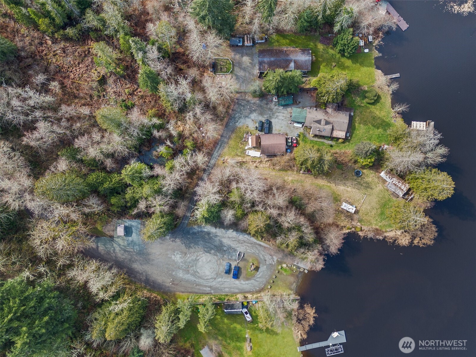 11903 State Game Road Eatonville, WA 98328 - Photo 4 of 24 an aerial view of a house with yard