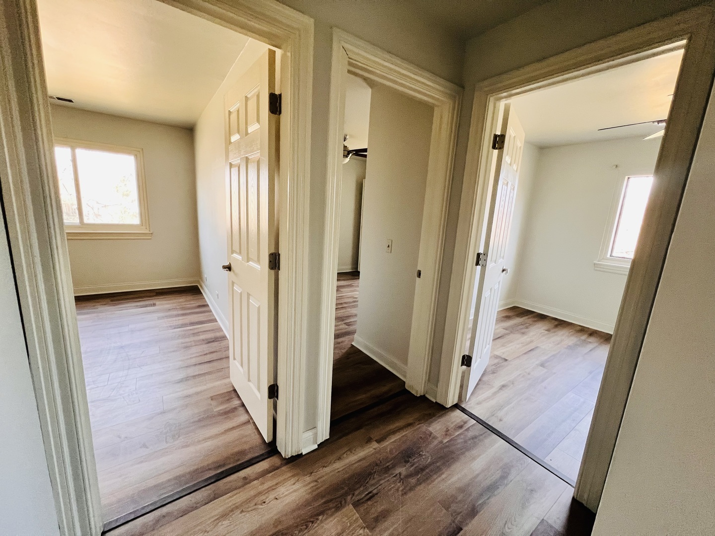 575 Greystone Lane, Unit A2 Wheeling, IL 60090 - Photo 8 of 13 a view of a hallway with wooden floor and entryway