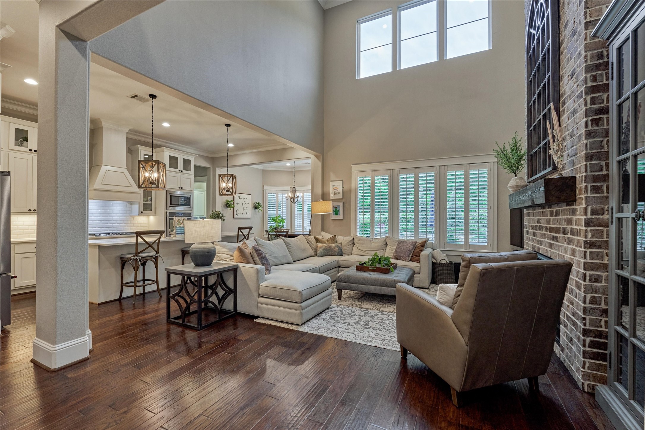 2227 Blue Duck Lane Conroe, TX 77384 - Photo 11 of 50 a living room with furniture and wooden floor