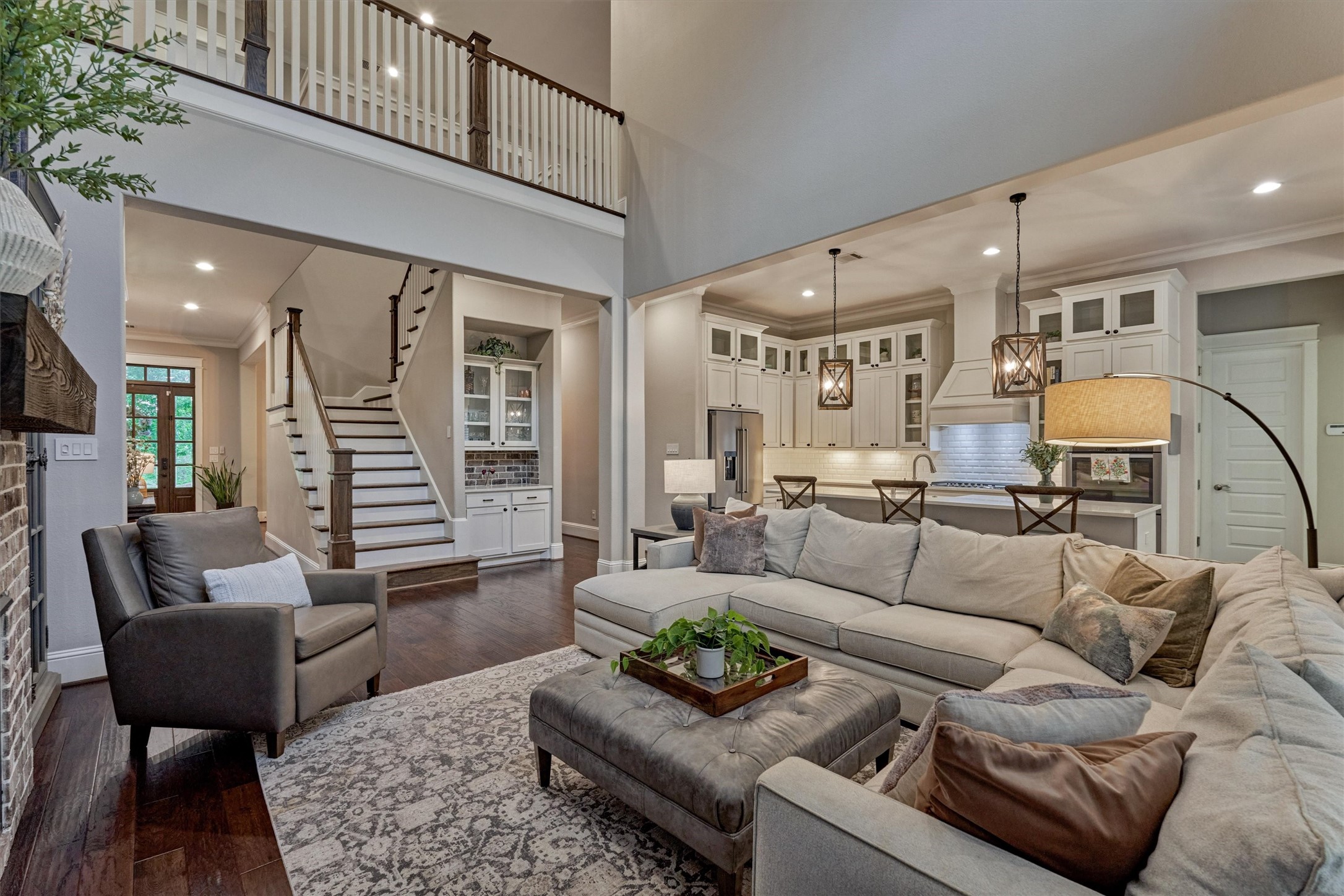 2227 Blue Duck Lane Conroe, TX 77384 - Photo 14 of 50 a living room with furniture and wooden floor