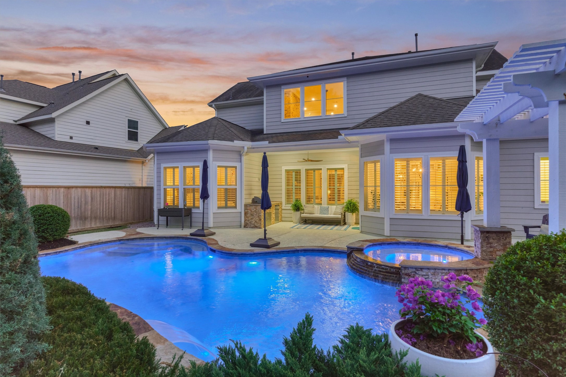 2227 Blue Duck Lane Conroe, TX 77384 - Photo 40 of 50 a view of pool with outdoor seating