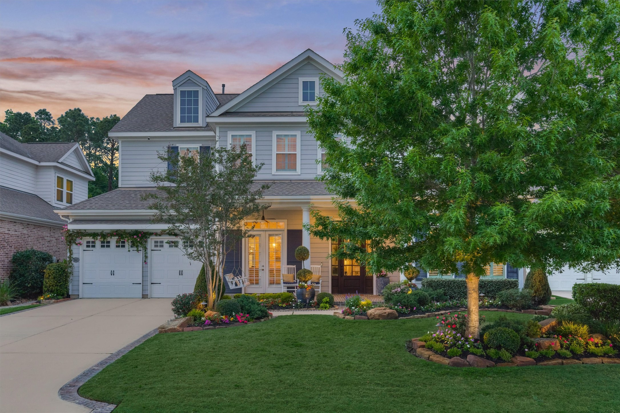 2227 Blue Duck Lane Conroe, TX 77384 - Photo 4 of 50 front view of a house with a yard