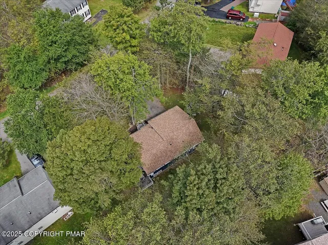 a view of a yard with table and chairs and potted plants