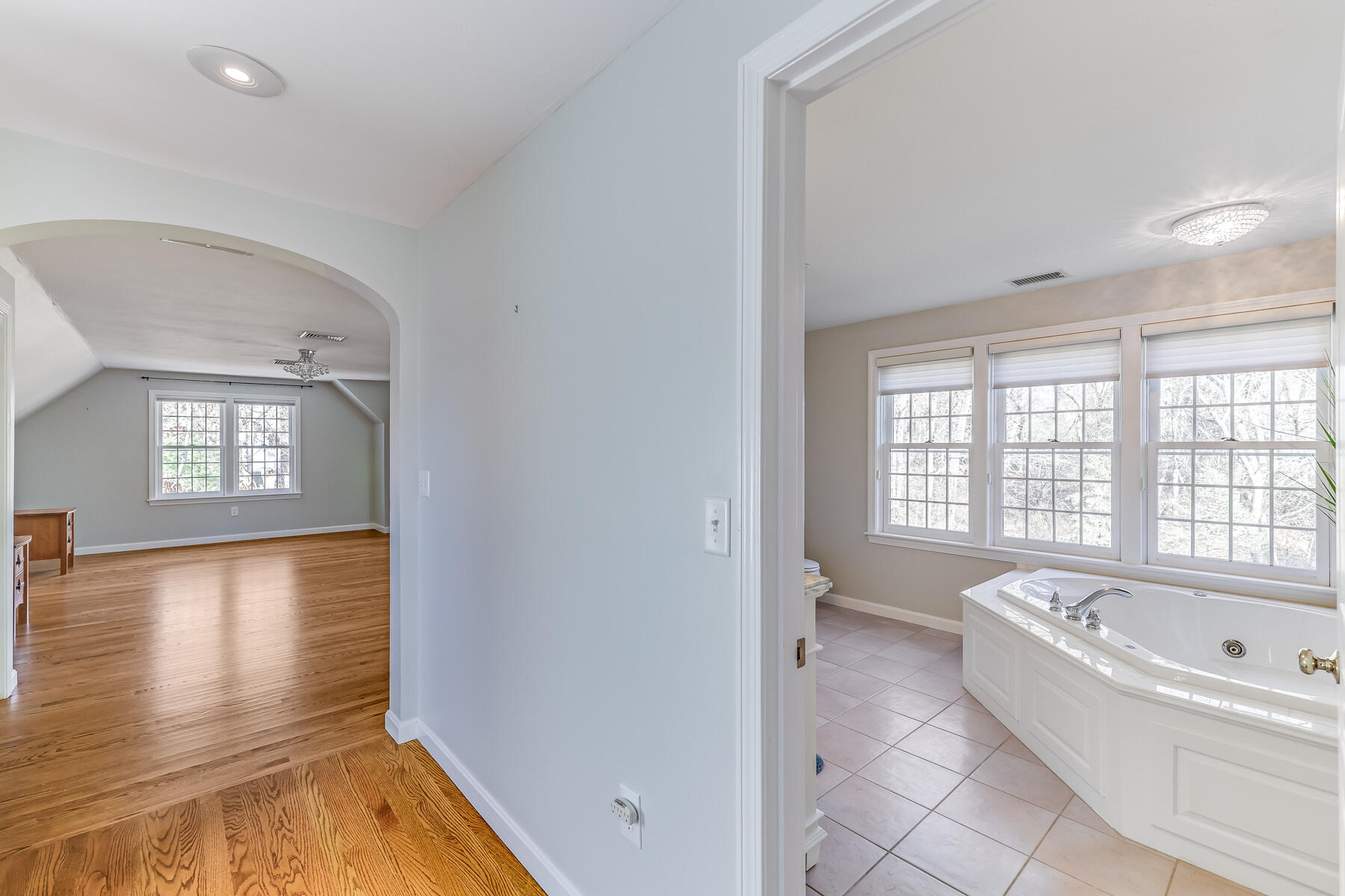 683 Mistic Drive Marstons Mills, MA 02648 - Photo 27 of 50 a bathroom with a tub sink and mirror