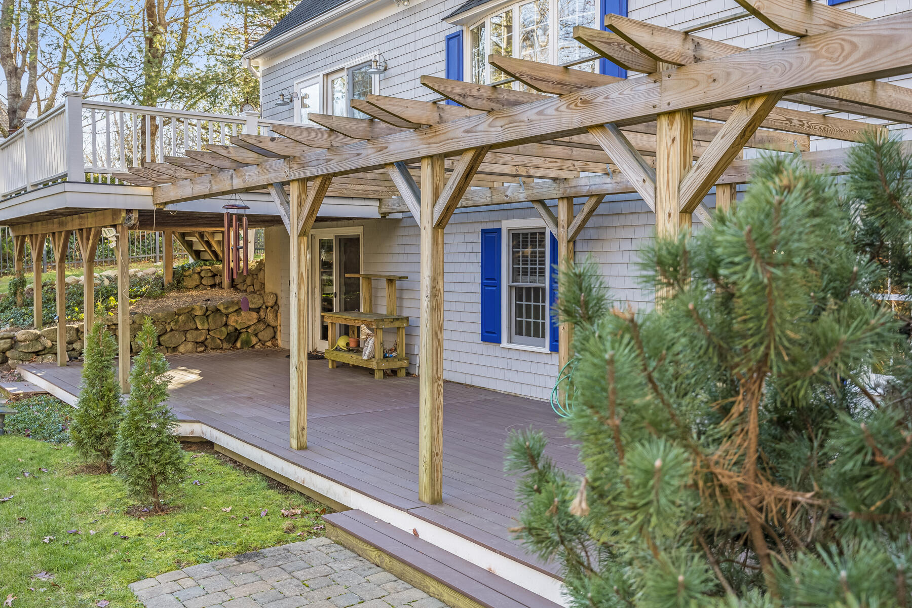 683 Mistic Drive Marstons Mills, MA 02648 - Photo 46 of 50 a view of outdoor space yard and porch