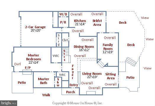 55 Seminary Farm Road Lutherville-Timonium, MD 21093 - Photo 23 of 24 1st Floor Plan