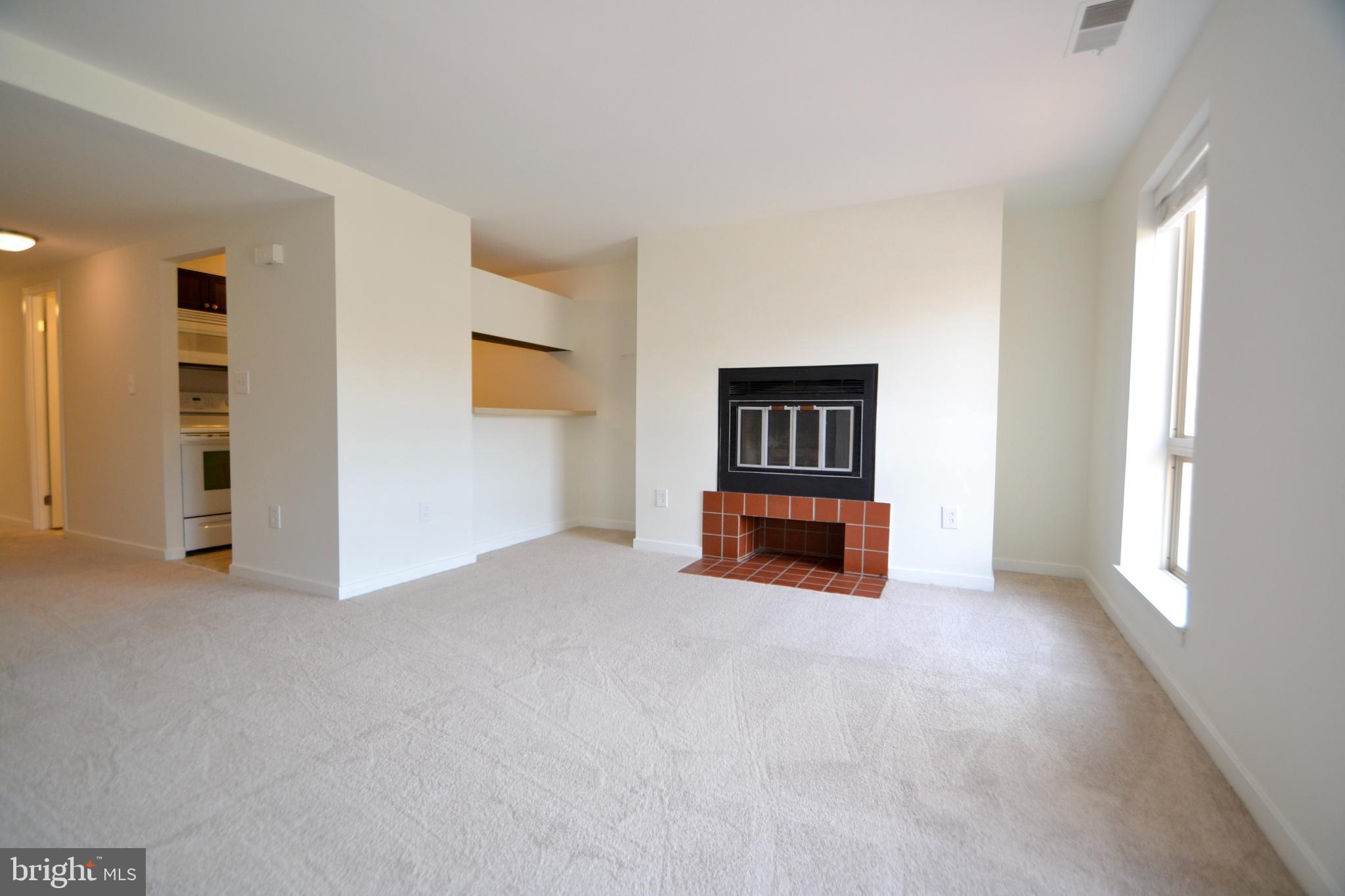 421 South Sharp Street, Unit R 11 Baltimore, MD 21201 - Photo 3 of 26 an empty room with fire place and windows