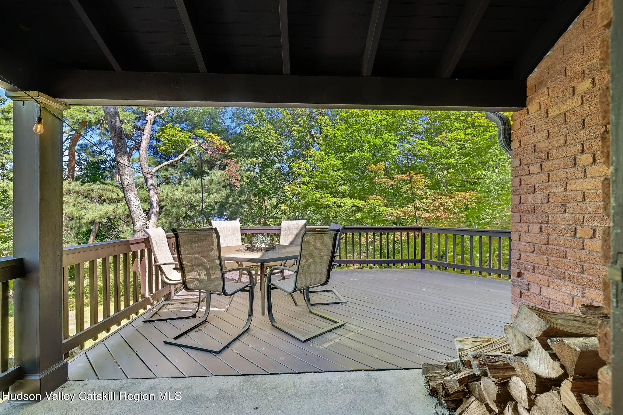 11 Seaman Road Poughkeepsie, NY 12601 - Photo 36 of 49 a view of a chairs and table in patio with wooden fence