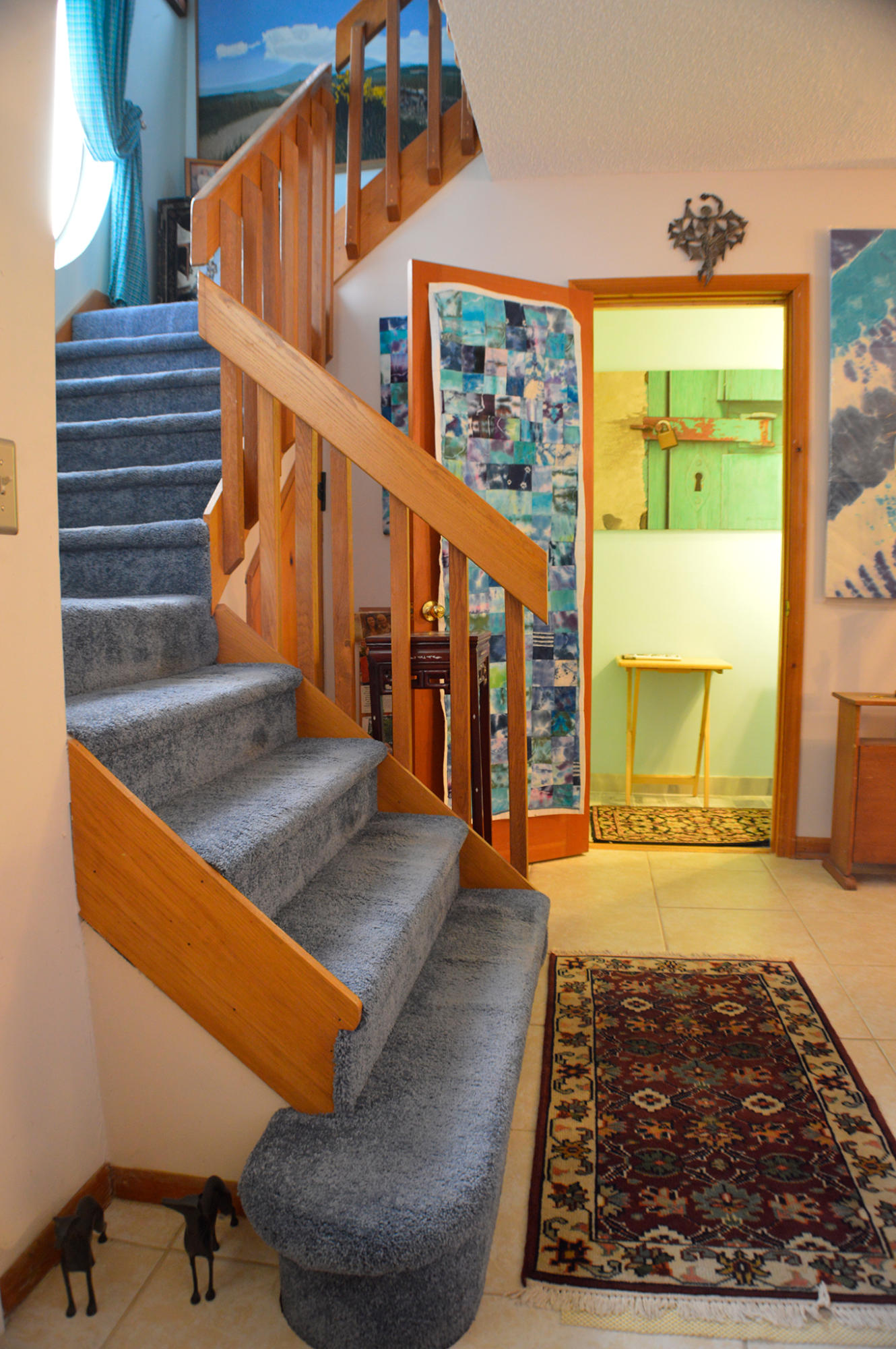 5273 Adams Road Delray Beach, FL 33484 - Photo 8 of 28 a view of entryway and hall with wooden floor