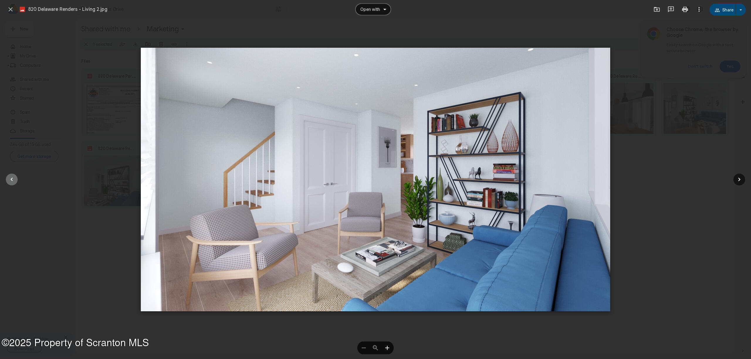 820 822 Delaware Street Scranton, PA 18509 - Photo 41 of 48 a living room with furniture and wooden floor