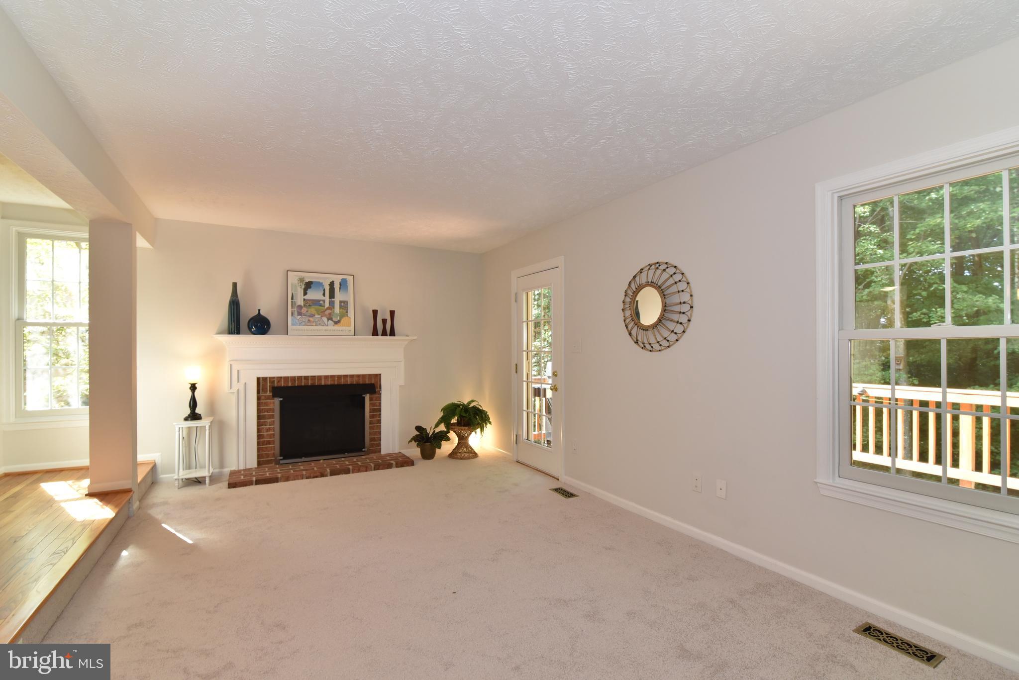 1537 Autumn Ridge Circle Reston, VA 20194 - Photo 8 of 43 Gas Fireplace in Living Room