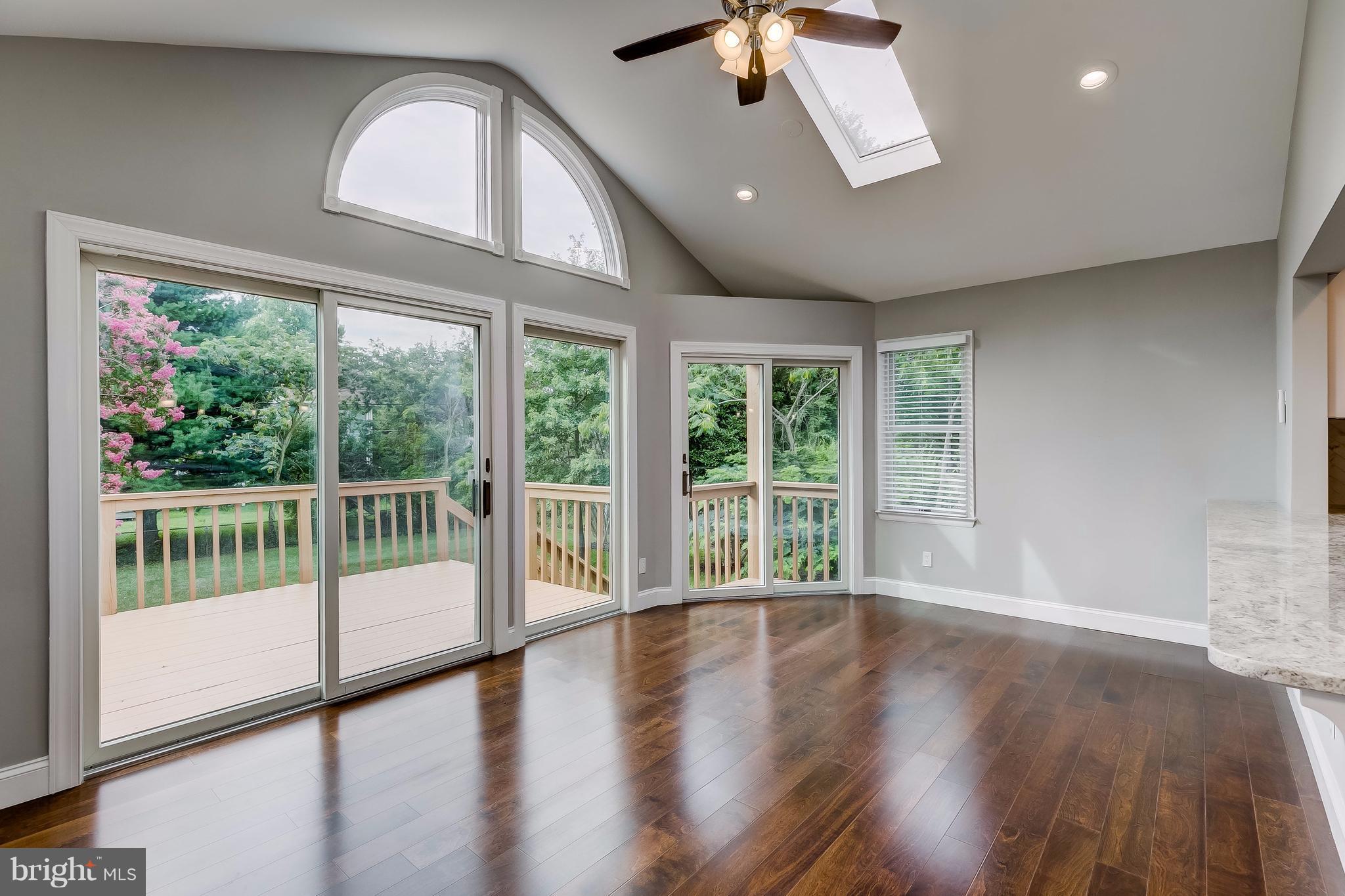 625 Edwards Road Annapolis, MD 21409 - Photo 8 of 30 a view of empty room with wooden floor and fan