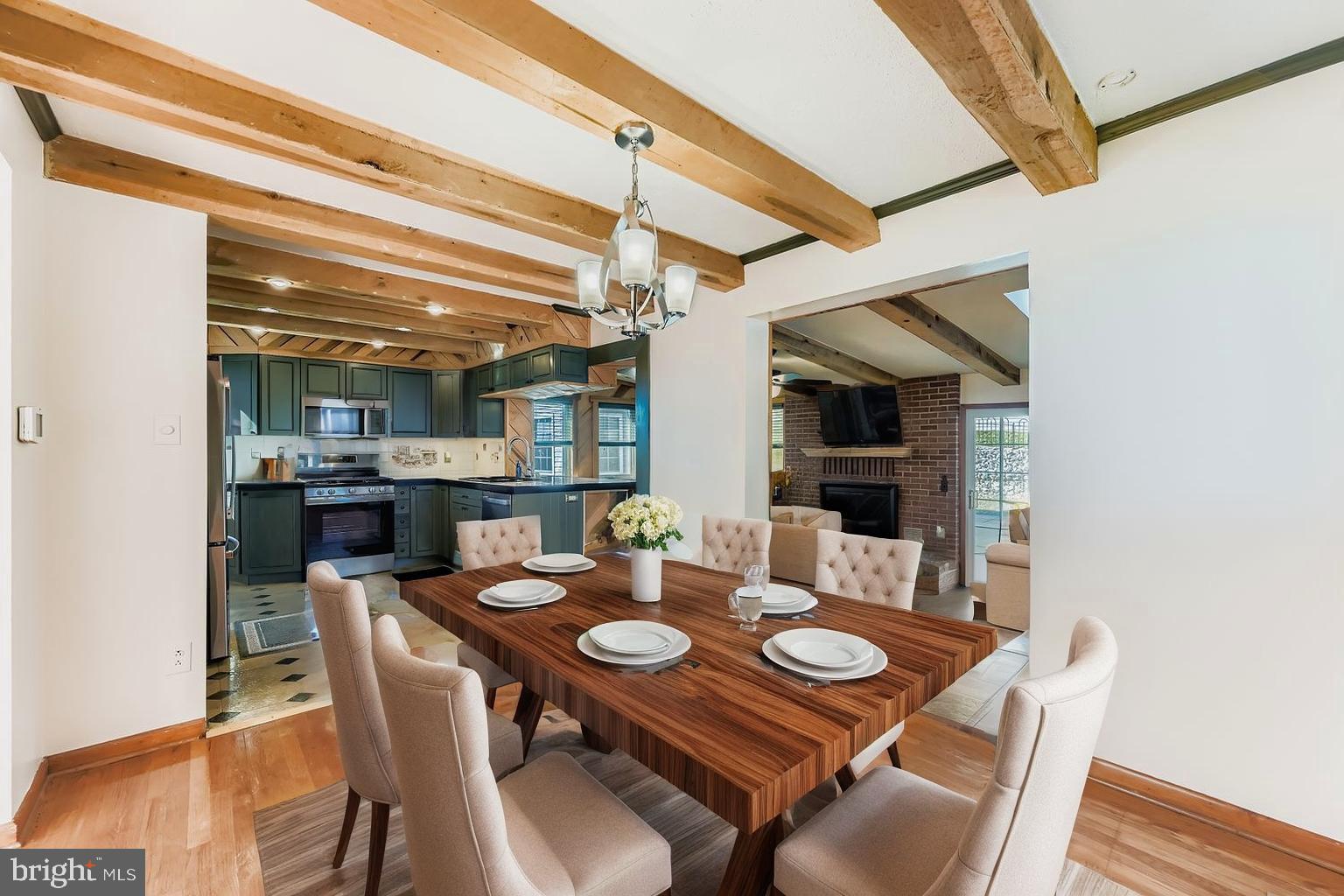8004 Sagramore Road Rosedale, MD 21237 - Photo 5 of 34 a view of a dining room with furniture and wooden floor