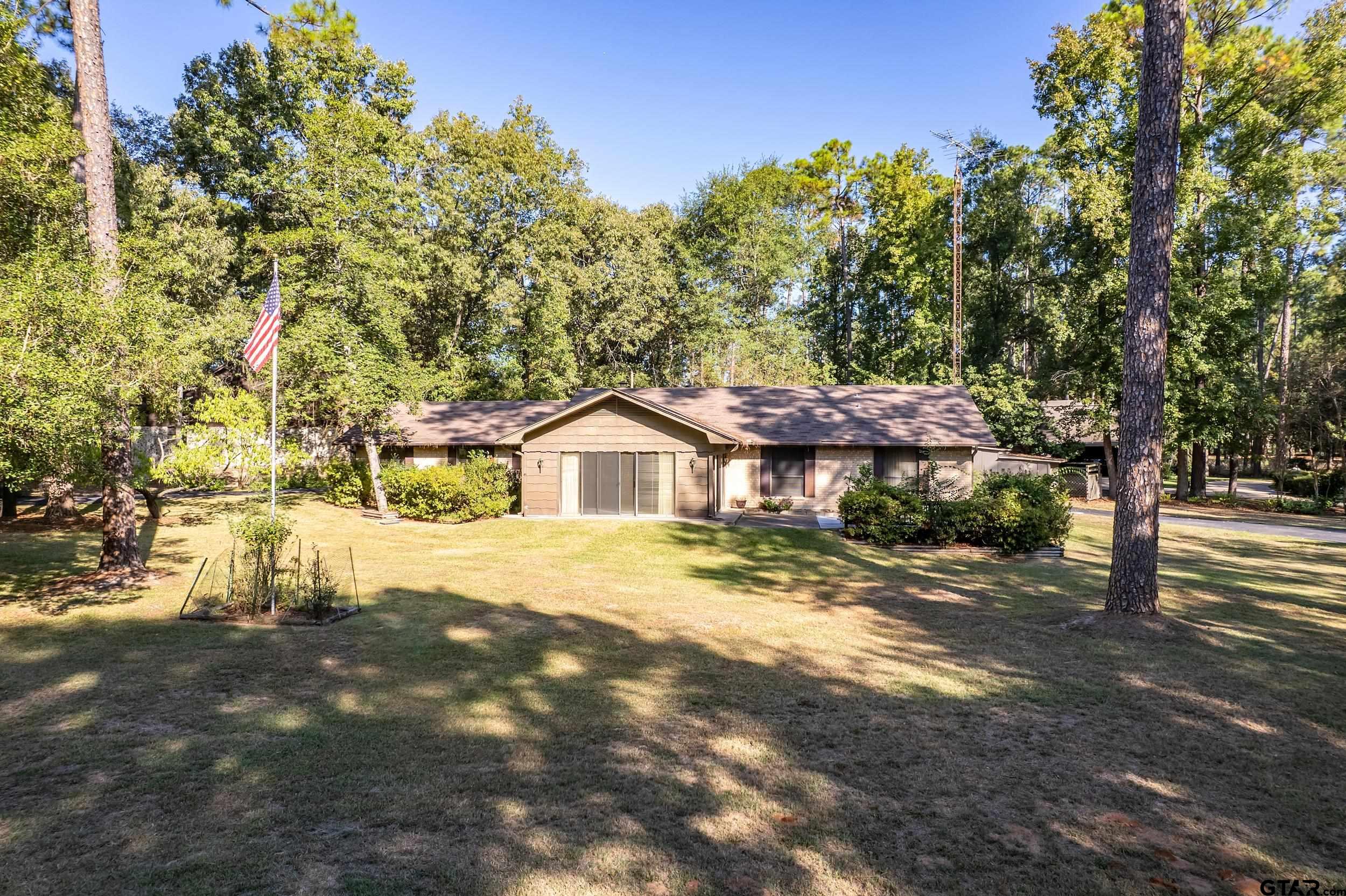 331 Bent Horseshoe Lane Holly Lake Ranch, TX 75765 - Photo 13 of 44 a view of a large house with a tree