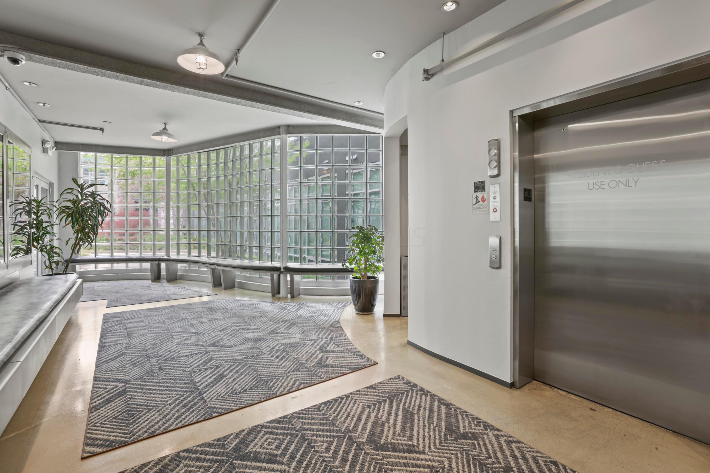 60 East Spring Street, Unit 105 Columbus, OH 43215 - Photo 25 of 30 Entry and Elevator
