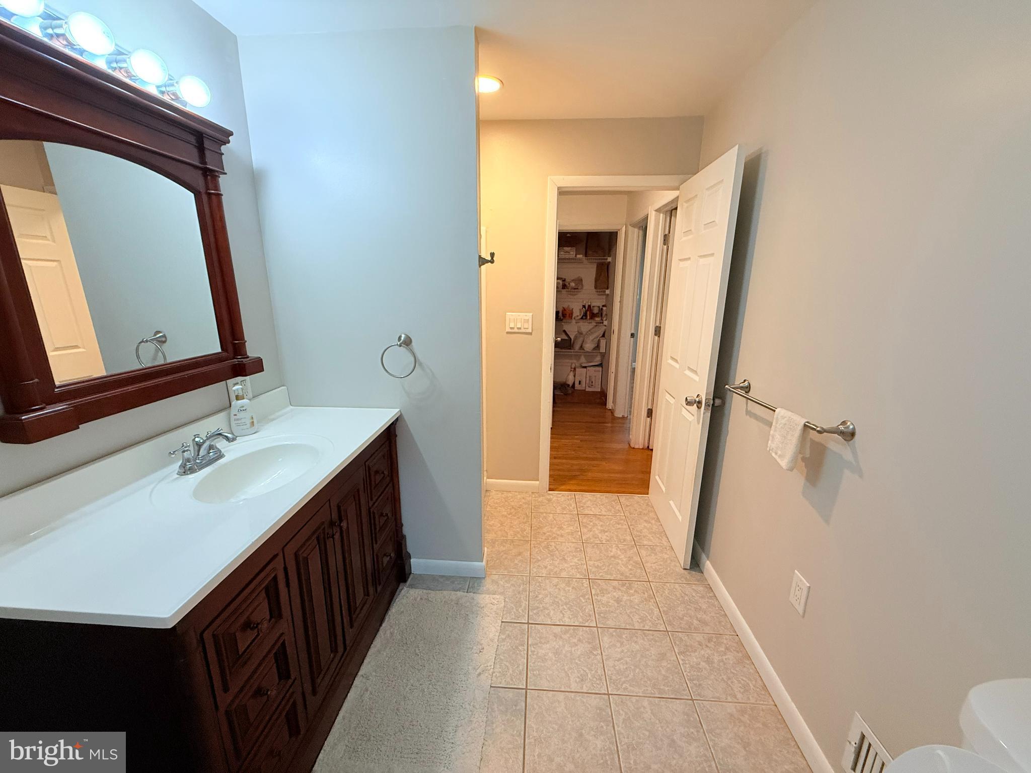 242 Spring Street State College, PA 16801 - Photo 25 of 75 a bathroom with a sink a mirror and a toilet