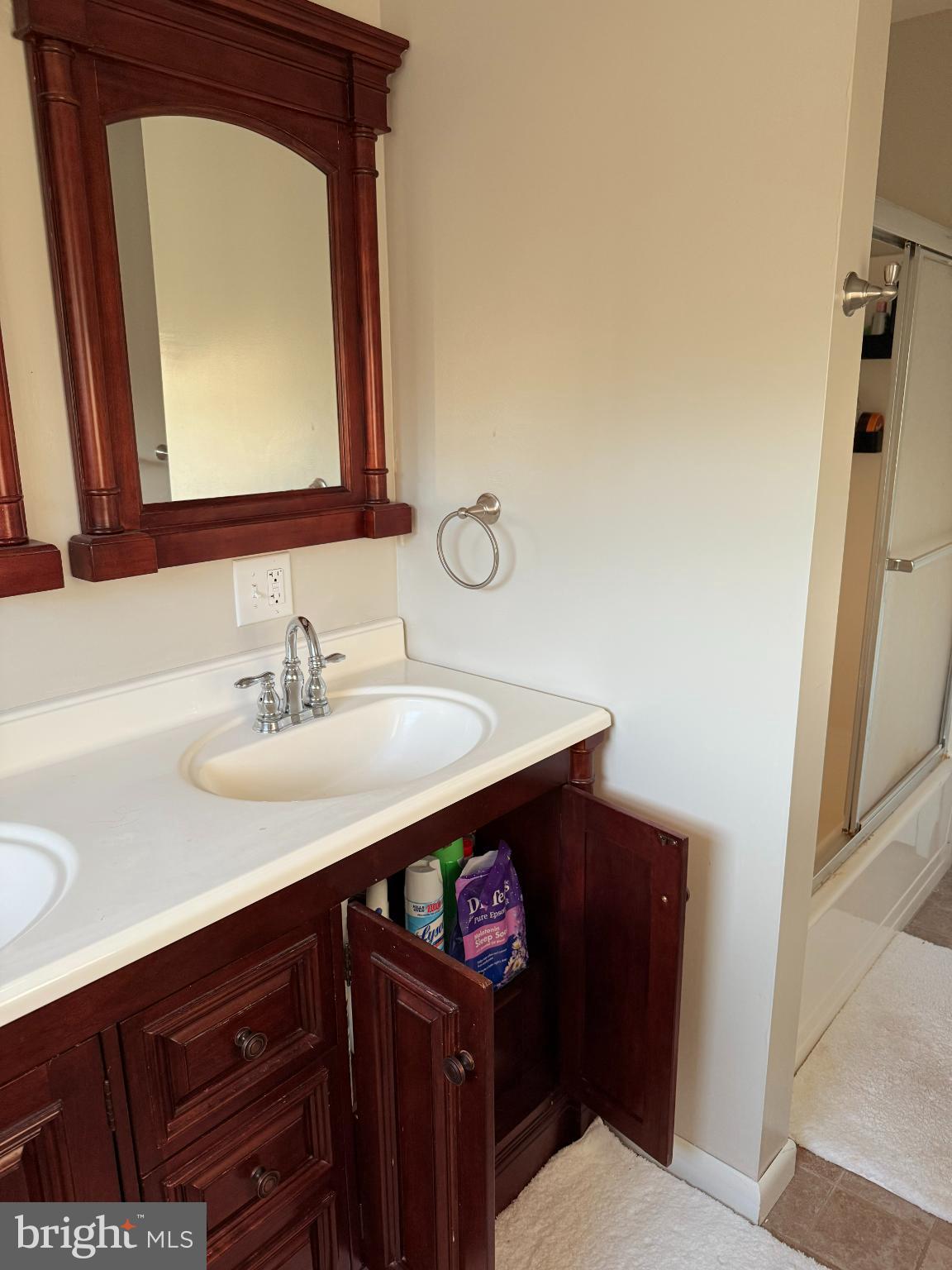 242 Spring Street State College, PA 16801 - Photo 44 of 75 a bathroom with a sink vanity and a mirror