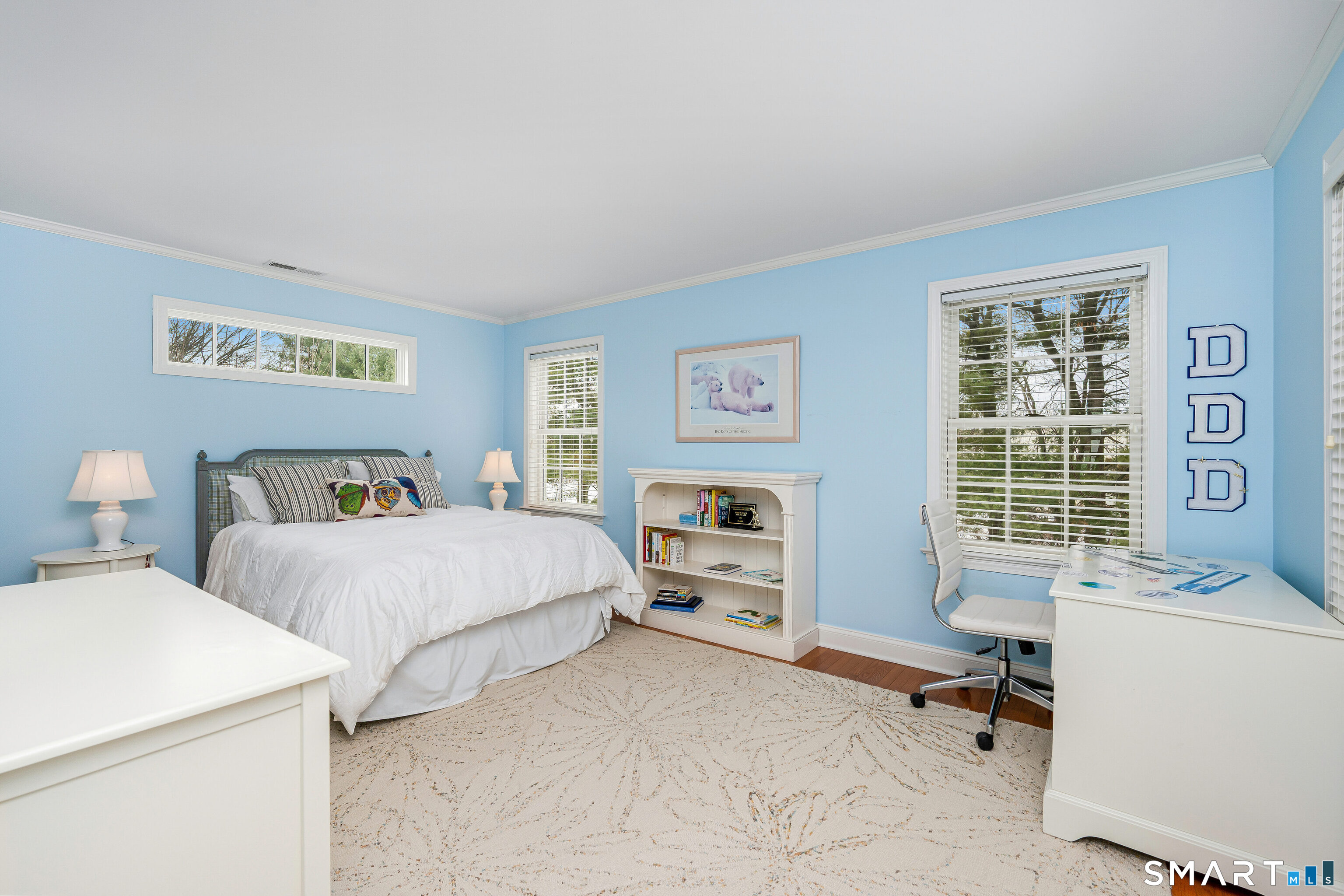 43 Phillips Lane Darien, CT 06820 - Photo 14 of 29 a bedroom with two beds and a window