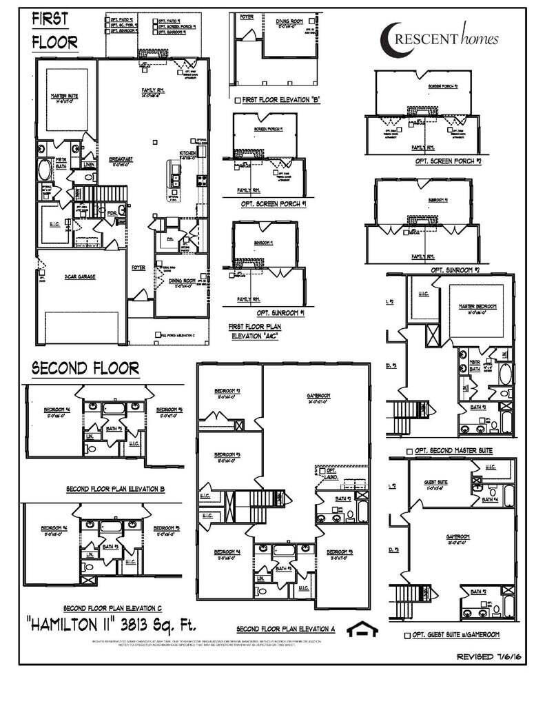 707 Black Pine Road Moncks Corner, SC 29461 - Photo 2 of 2 Hamilton II Floor Plan