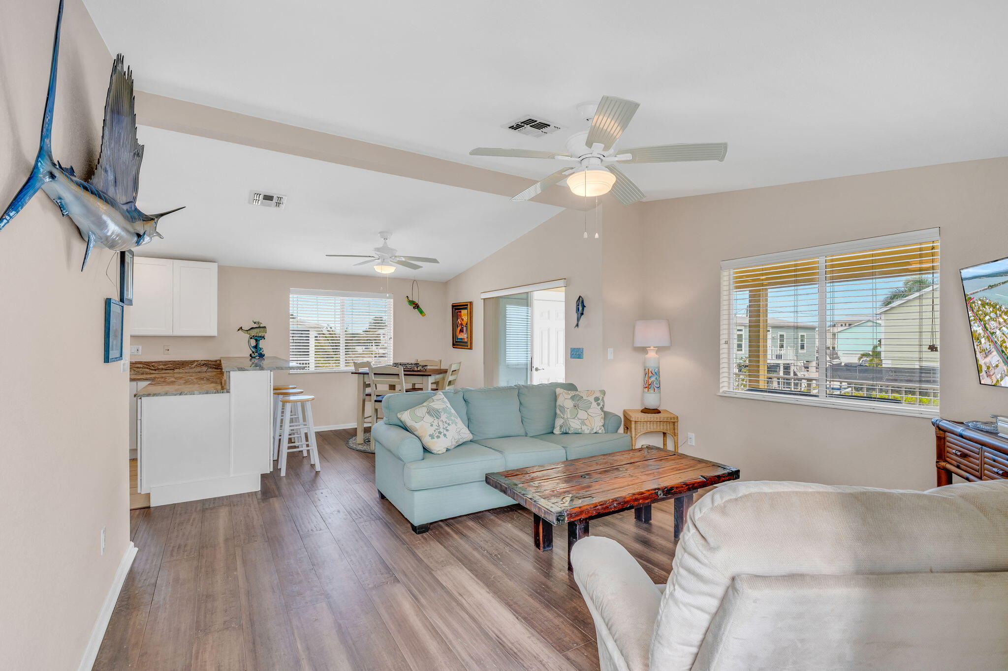 28571 Buccaneer Road Summerland Key, FL 33042 - Photo 7 of 40 a living room with furniture and a large window