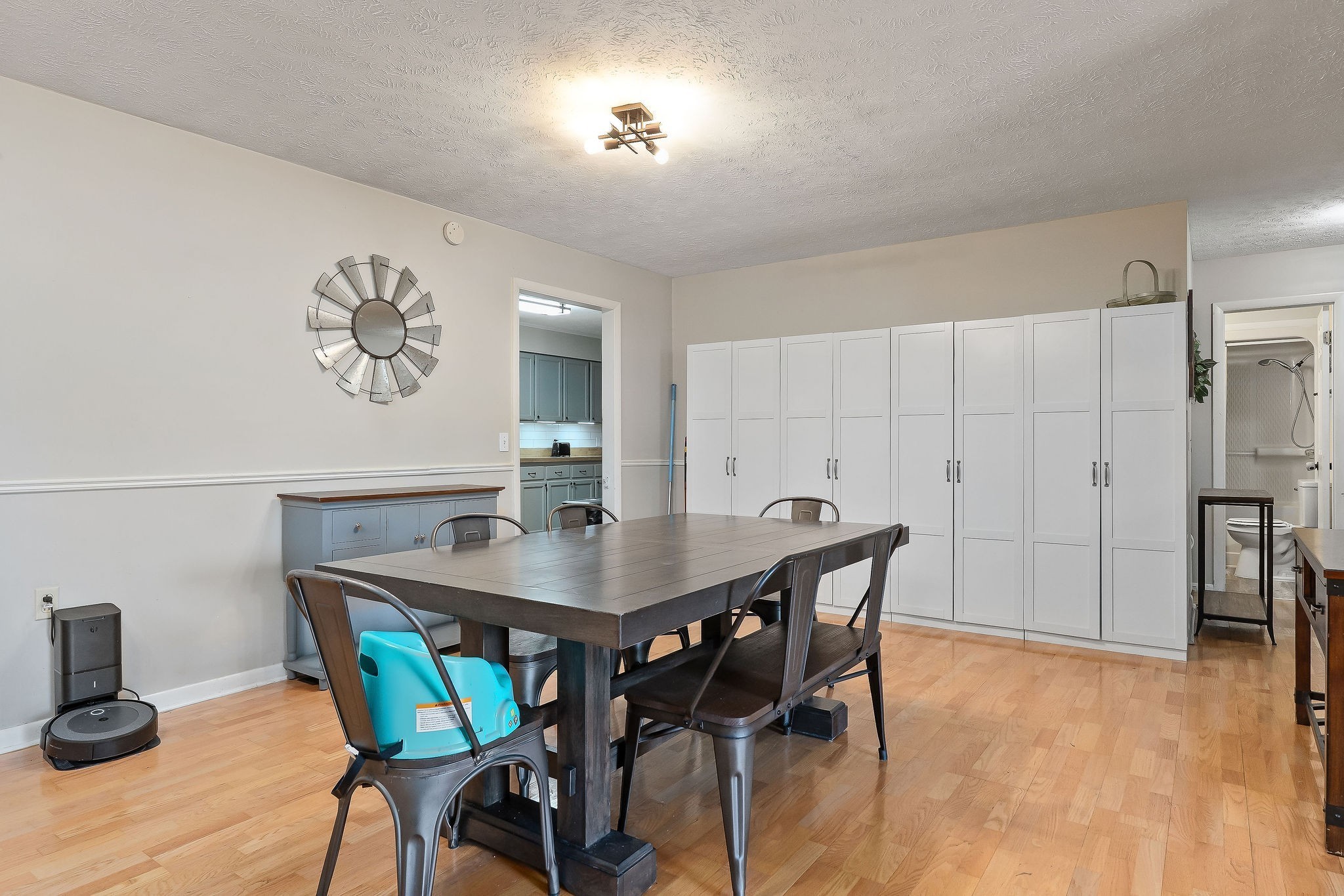 618 Cash Dollar Road Walling, TN 38587 - Photo 17 of 60 a view of a dining room with furniture and wooden floor