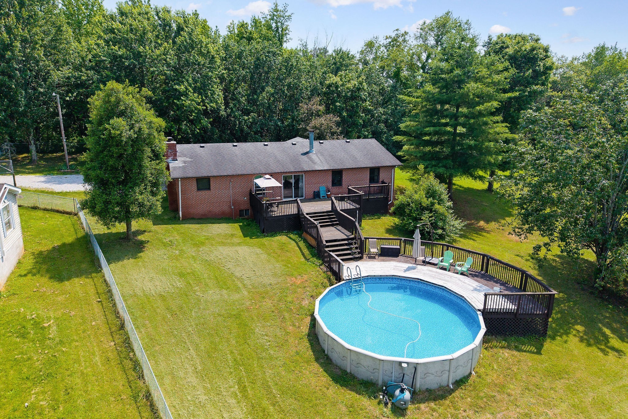 618 Cash Dollar Road Walling, TN 38587 - Photo 26 of 60 aerial view of a house with swimming pool and porch