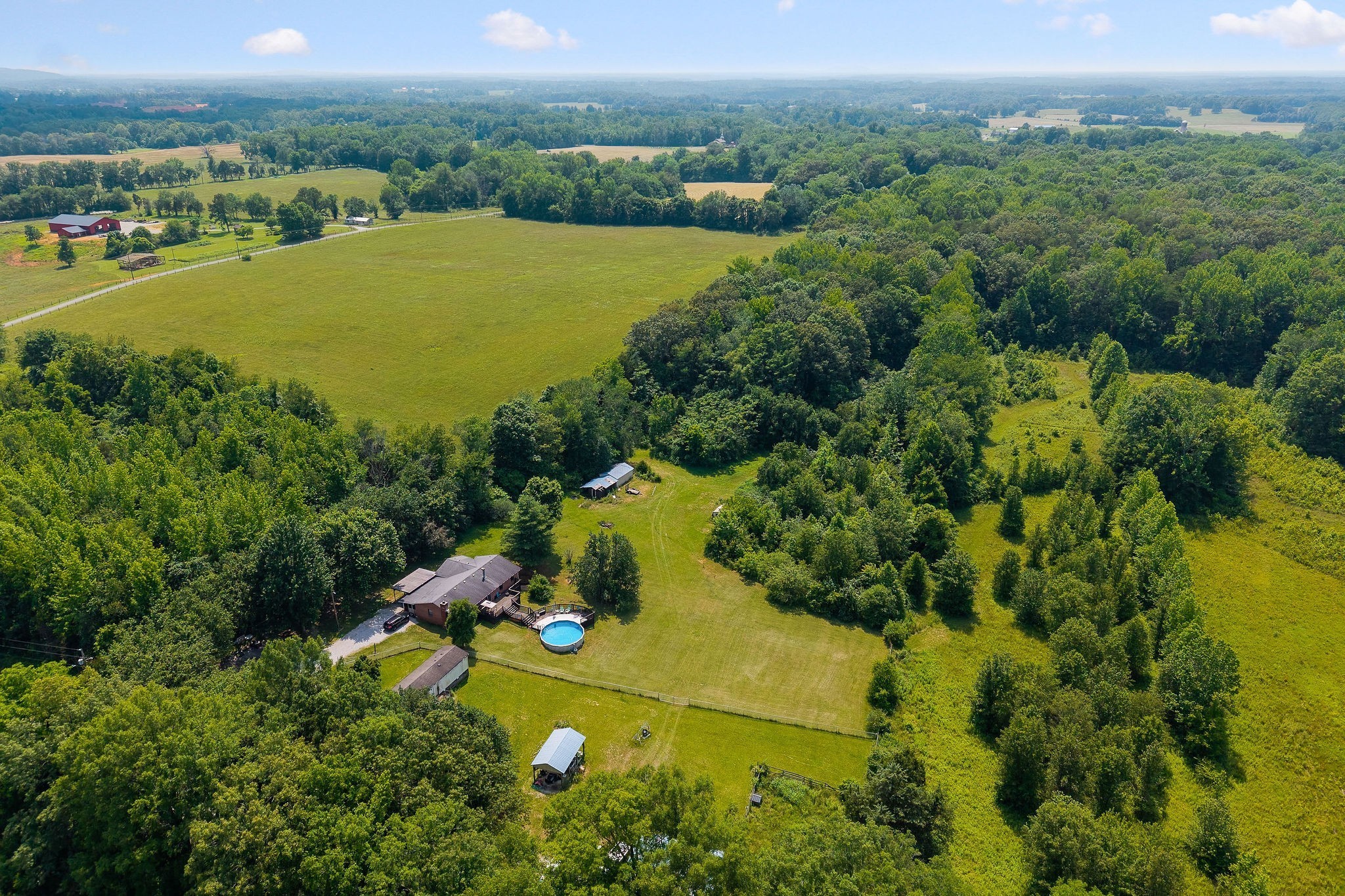 618 Cash Dollar Road Walling, TN 38587 - Photo 51 of 60 an aerial view of residential houses with outdoor space and lake view